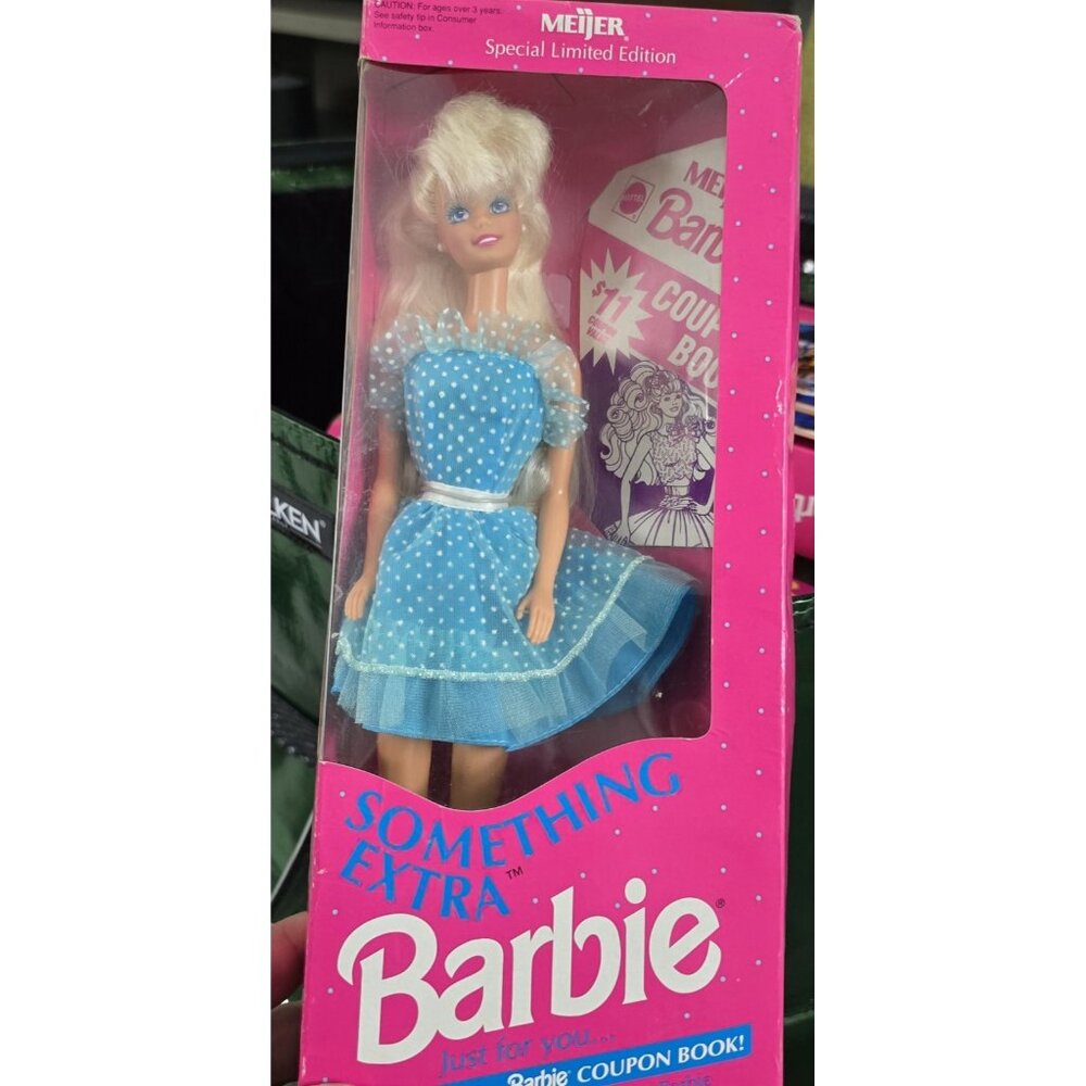 Vintage Something Extra Barbie Doll In Box Meijer Exclusive